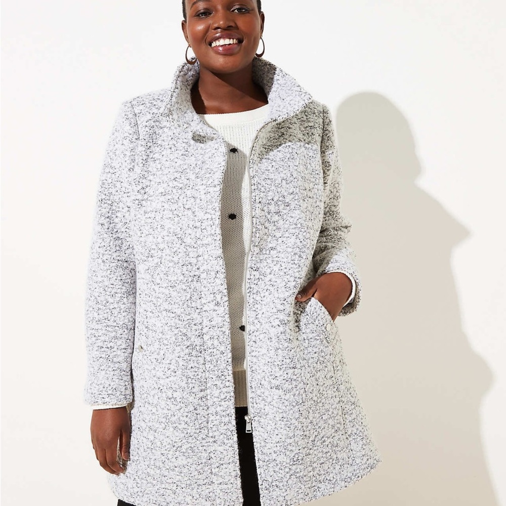 Loft Boucle Teddy Textured Coat